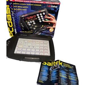 Vintage Saitek PC Dash Graphic Command Pad Gamepad Classic Collectors RARE